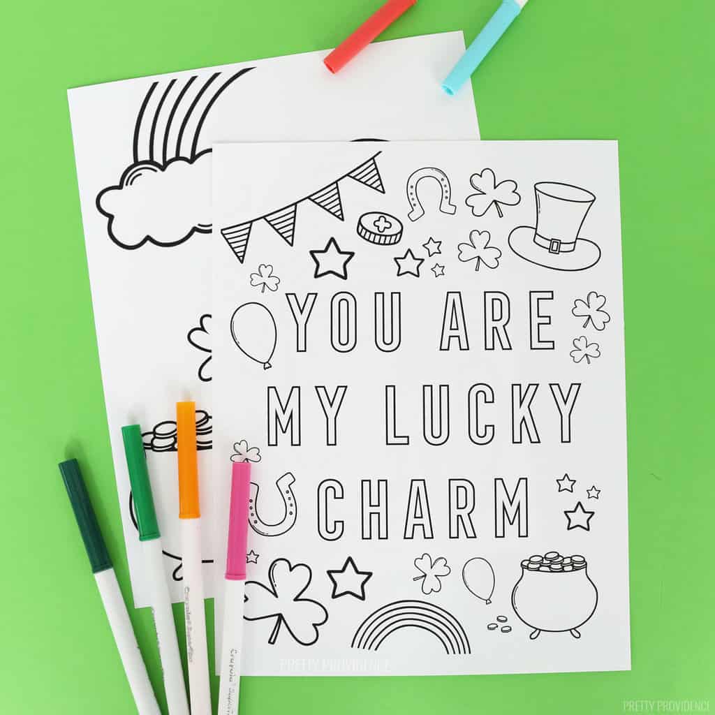 St patricks day coloring pages