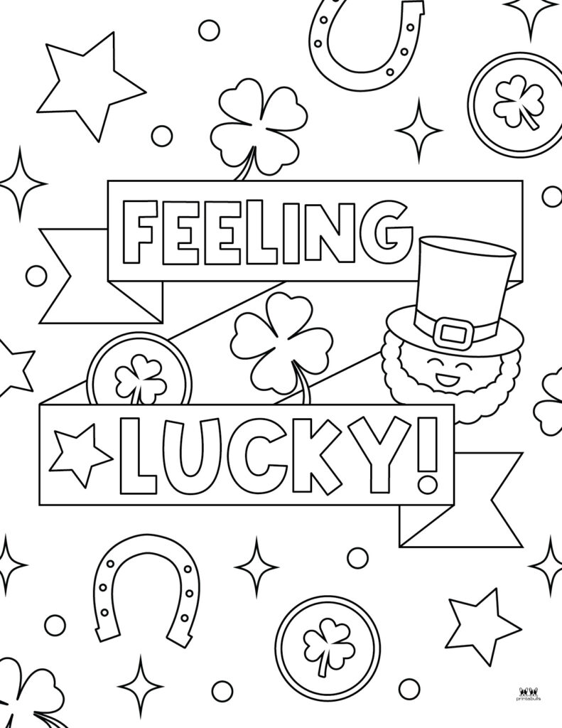 Leprechaun coloring pages templates