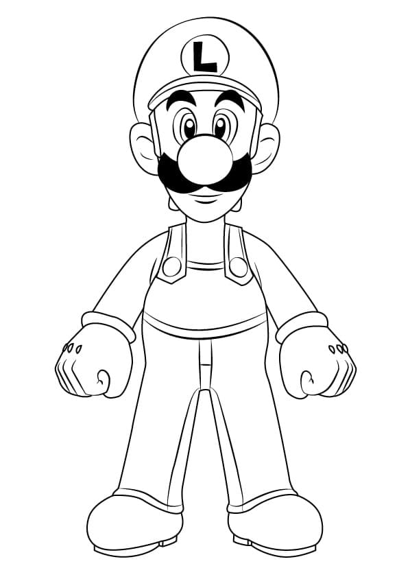 Luigi coloring pages best images free printable