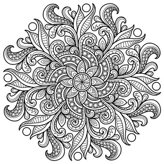 Mandala coloring pages images