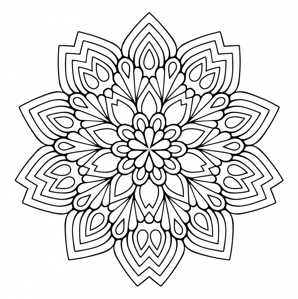 Mandala loring pages