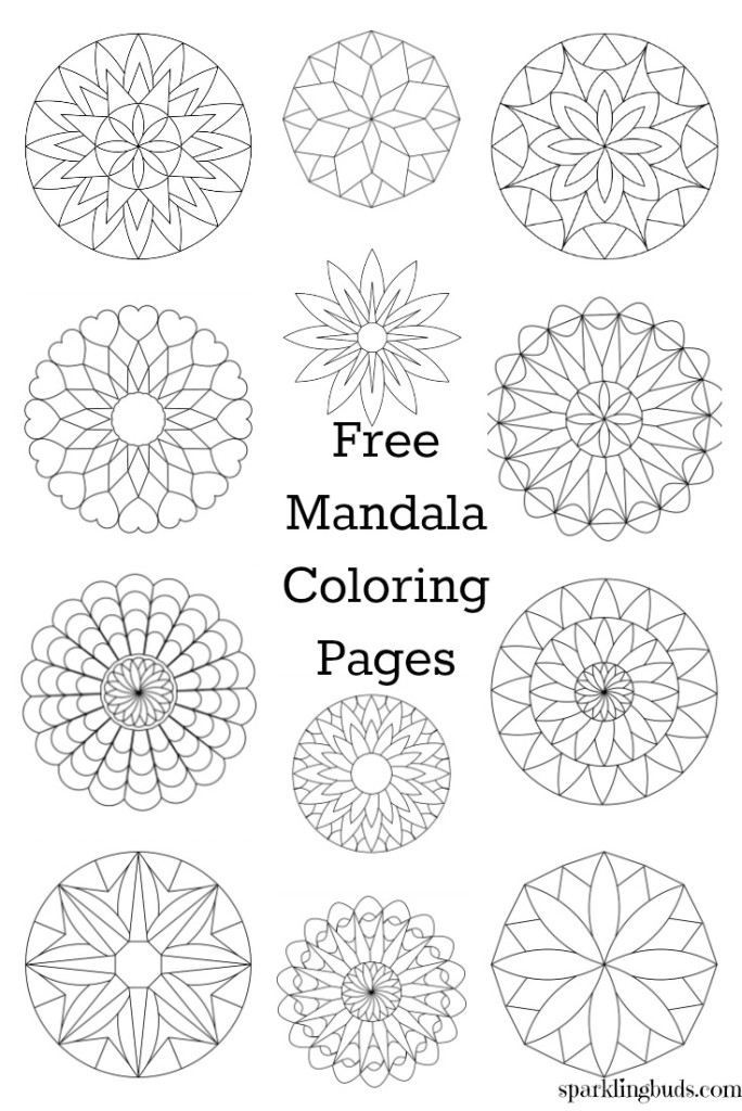 Free mandala coloring pages â
