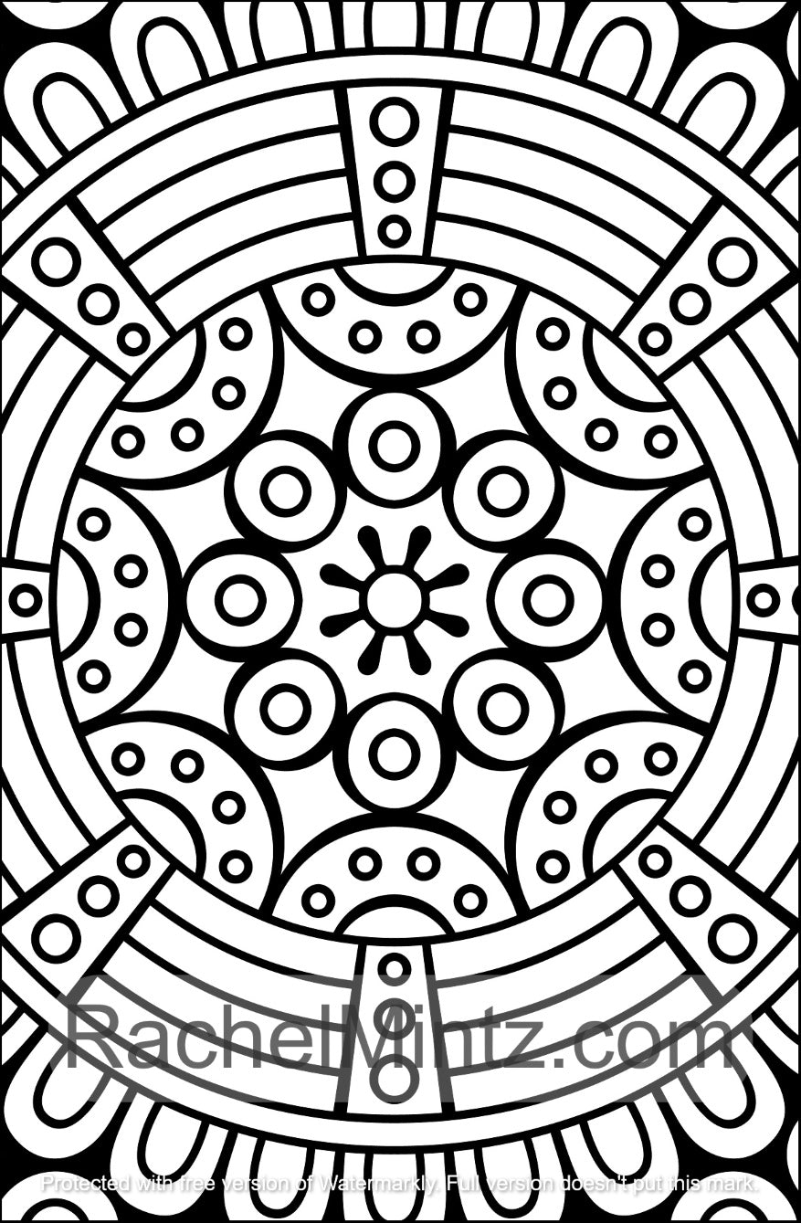 Close up mandala