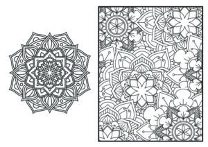 Free mandala coloring pages simple printable