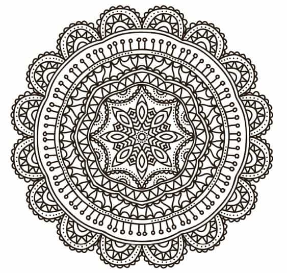Free printable mandala coloring pages the mindful word