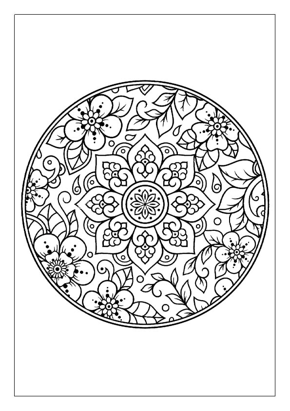 Mandala coloring pages printable coloring sheets