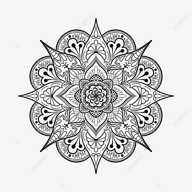 Mandala printable coloring page man drawing ring drawing color drawing png transparent clipart image and psd file for free download