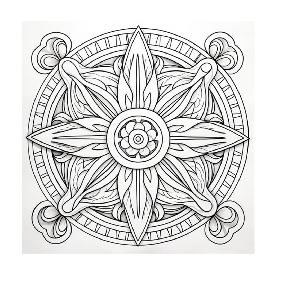 Mandala coloring pages