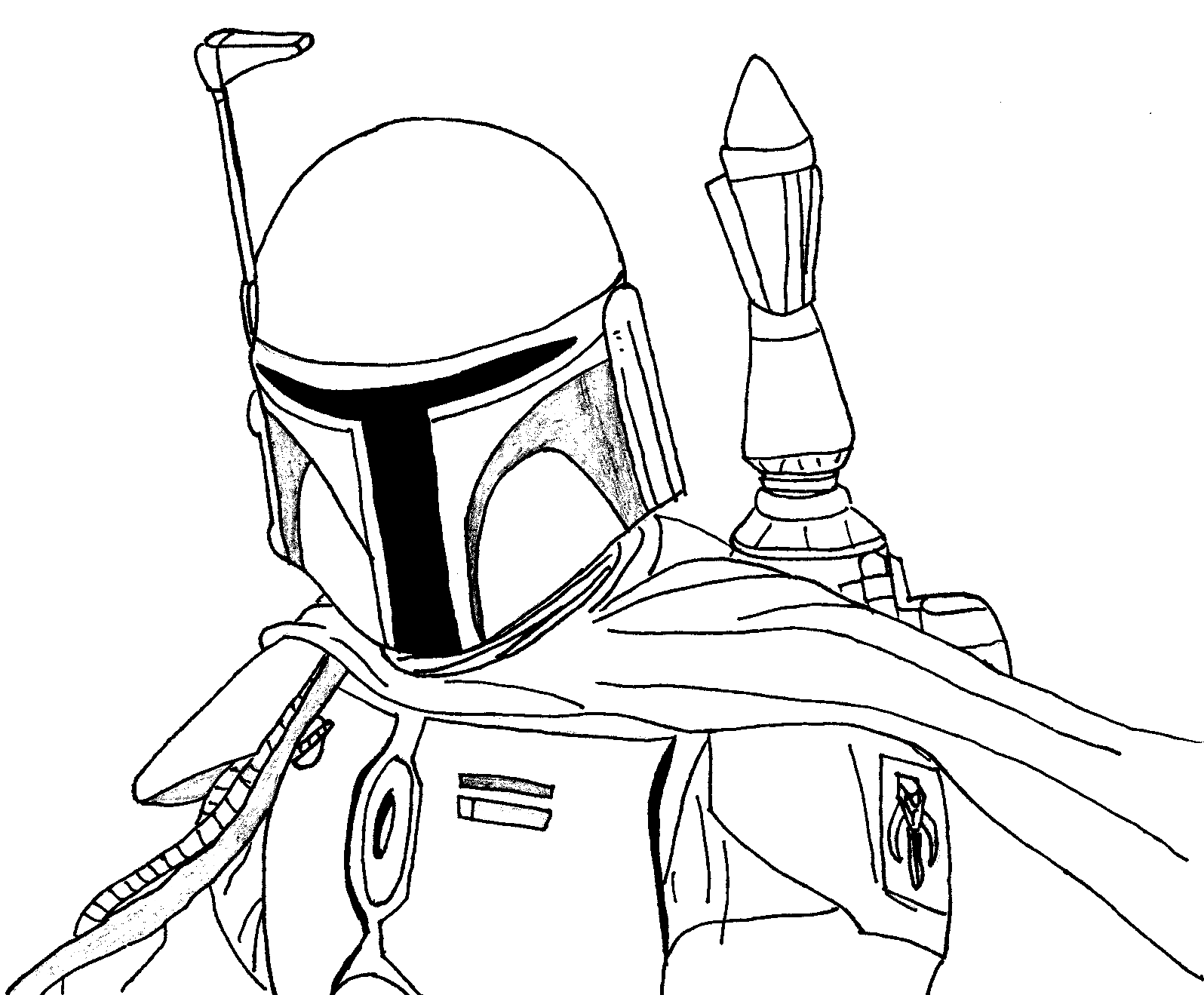 Mandalorian coloring pages