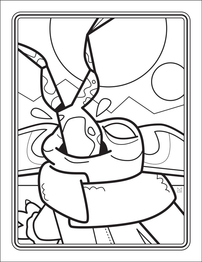 The unofficial baby yoda coloring book