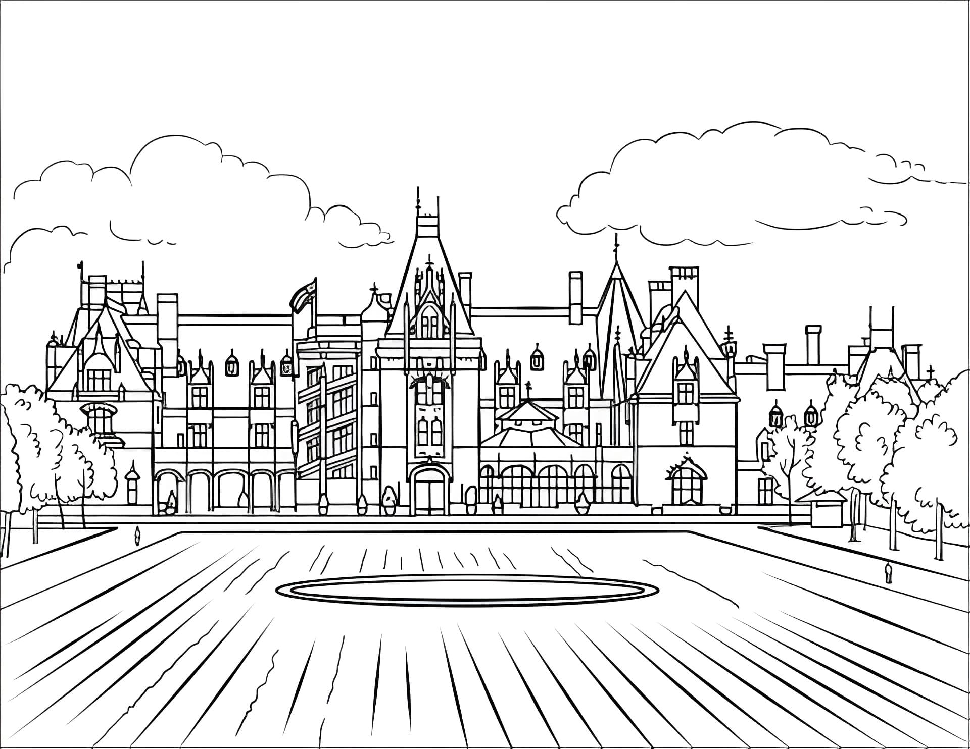 Biltmore estate coloring page