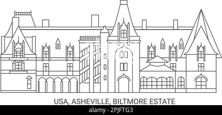 Biltmore house cut out stock images pictures