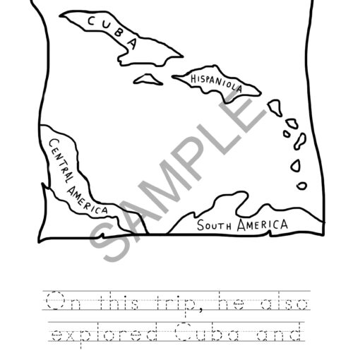 Christopher columbus coloring book