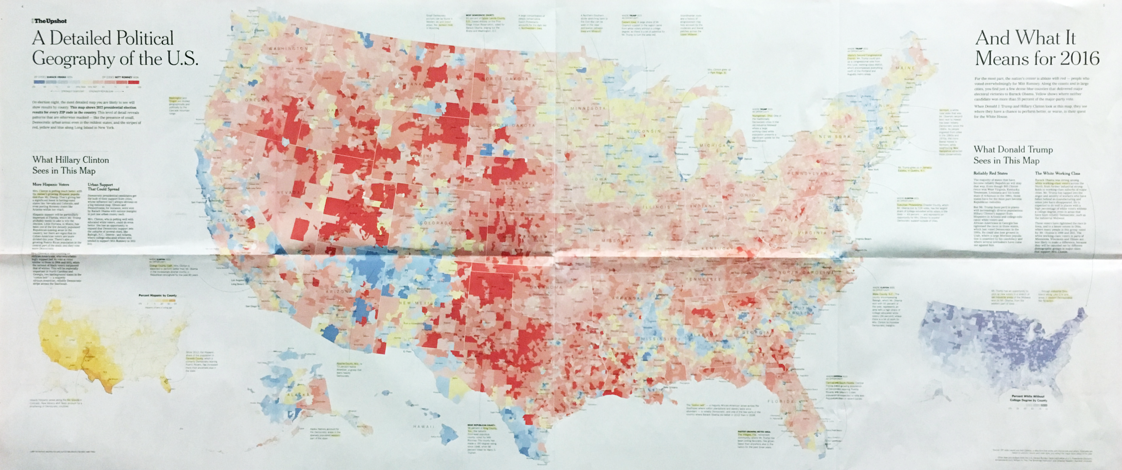 There are many ways to map election results weve tried most of them