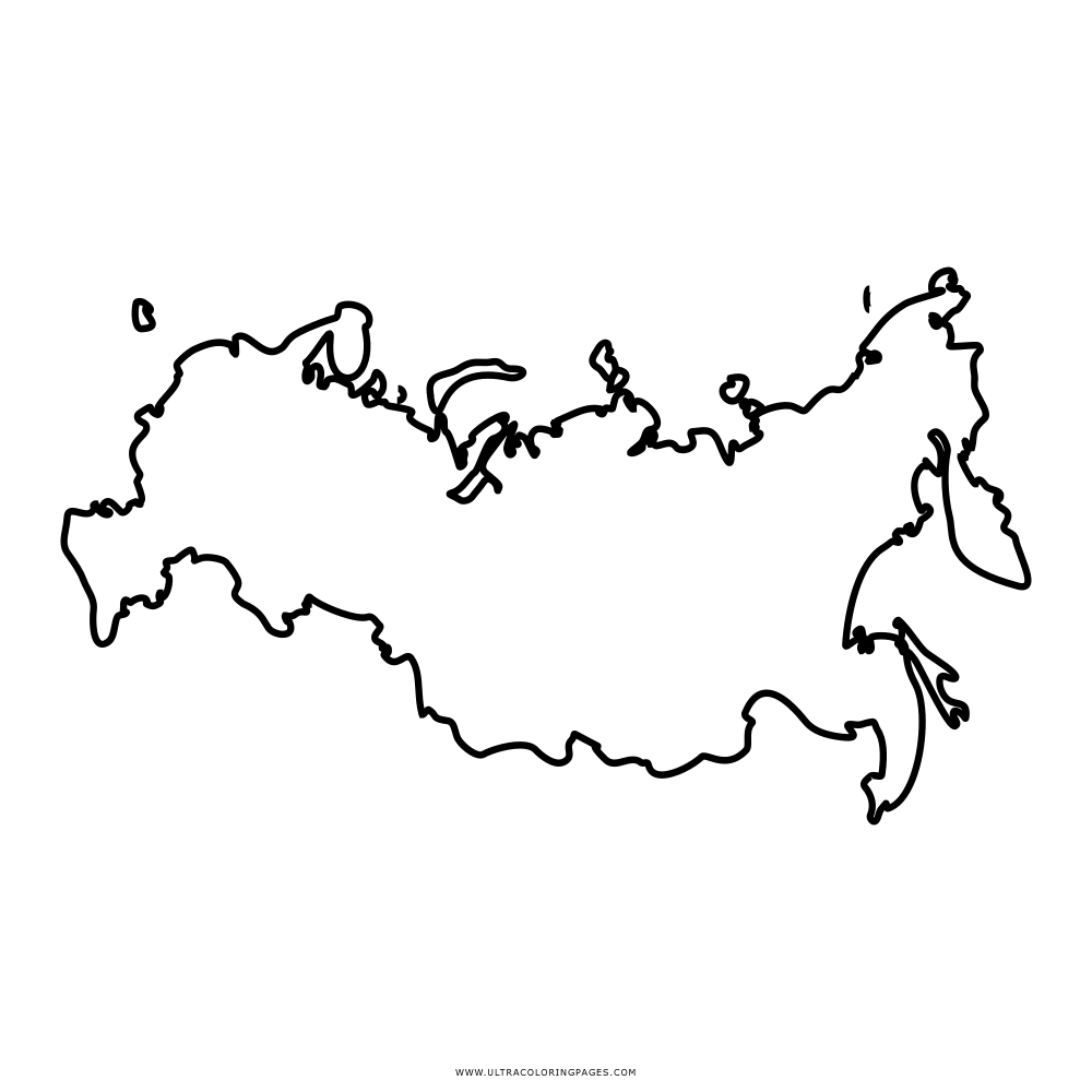 Russia coloring page