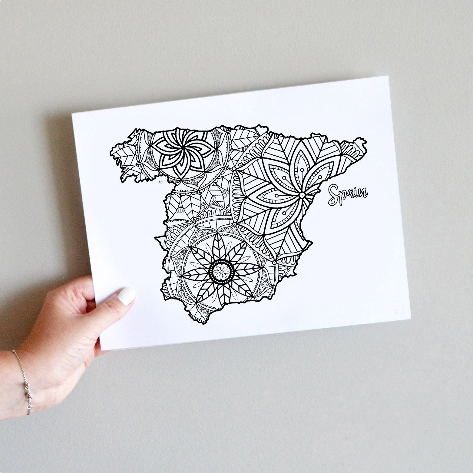 Coloring pages spain map â ta muchly