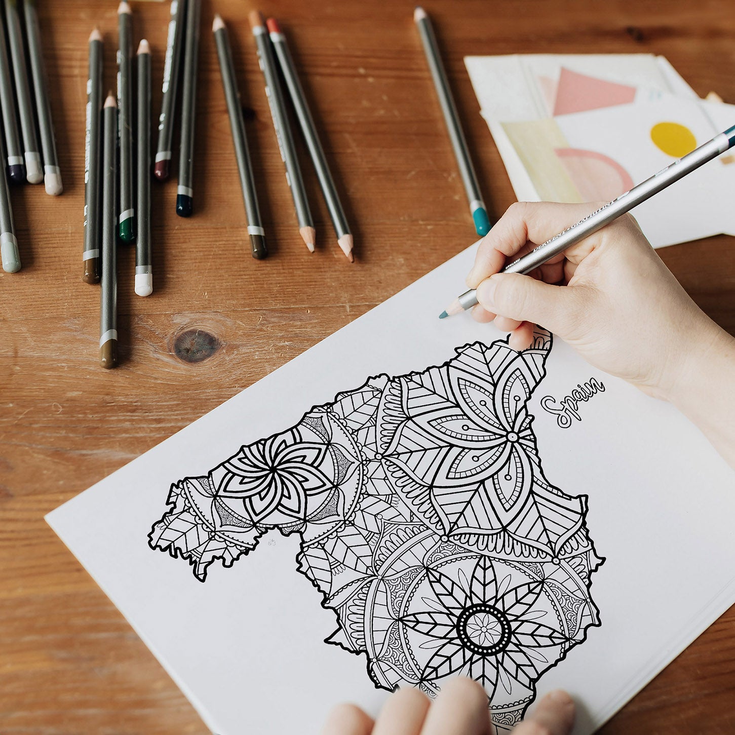Coloring pages spain map â ta muchly