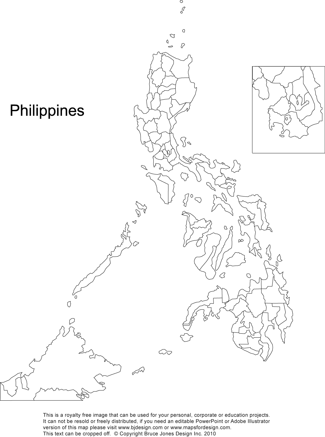 Philippines printable blank maps outline maps â royalty free
