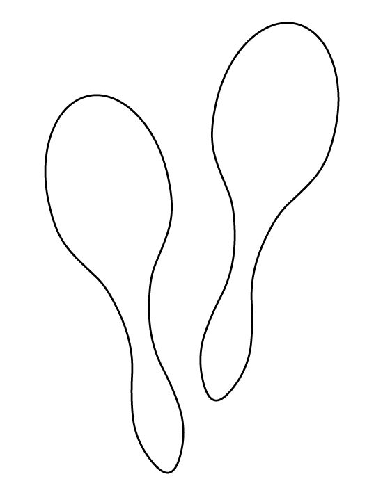 Printable maracas template christmas decor diy maracas easy diy crafts