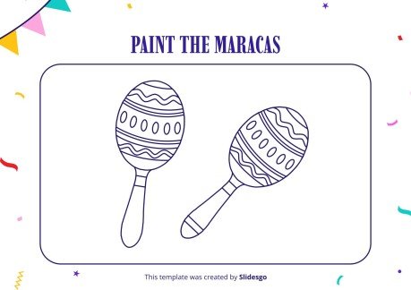 Carnival cut out and coloring sheets google slides ppt