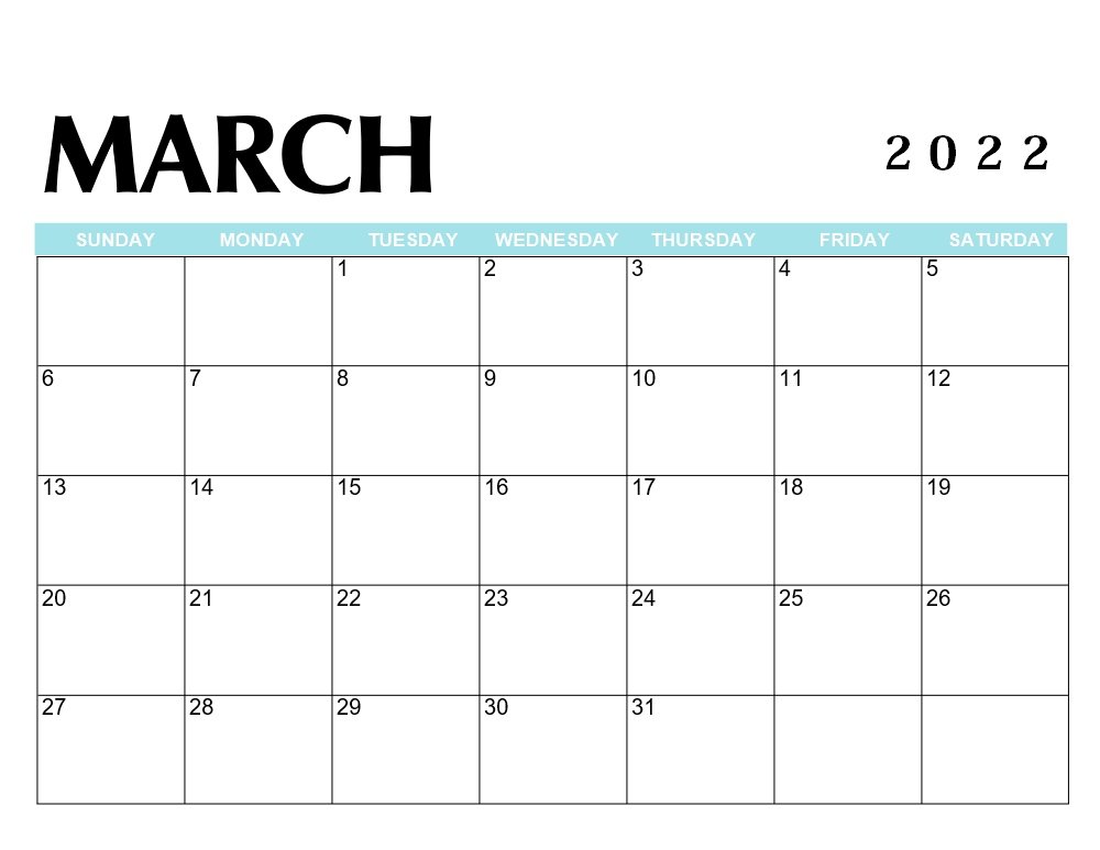 Printable march calendar styles free download