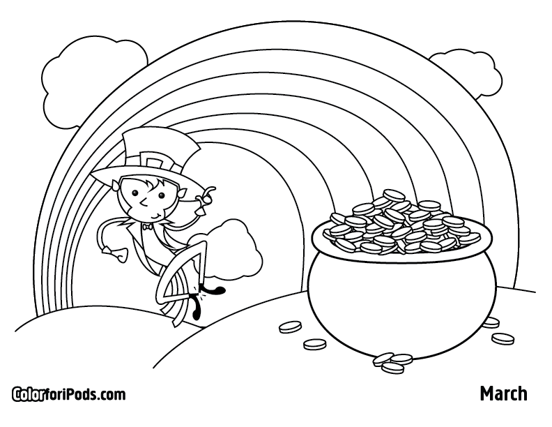 March color for ipods coloring pages