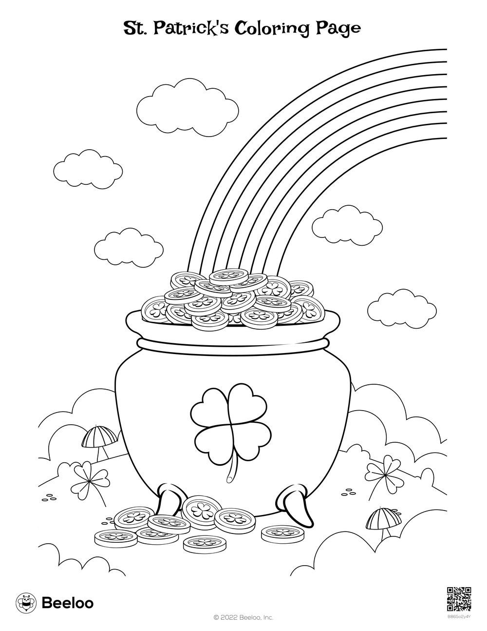 St patricks coloring page â printable crafts and activities for kids