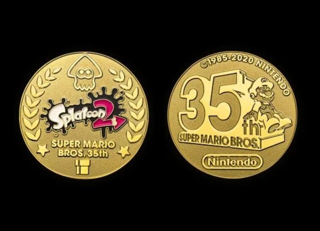 I d modeled the mario th anniversary splatoon coin rsplatoon