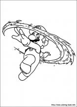 Super mario bros coloring pages on coloring