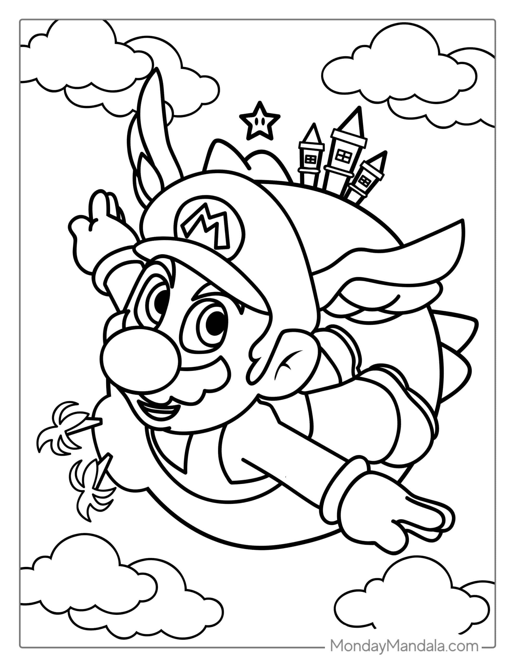 Mario coloring pages free pdf printables mario coloring pages super mario coloring pages coloring pages