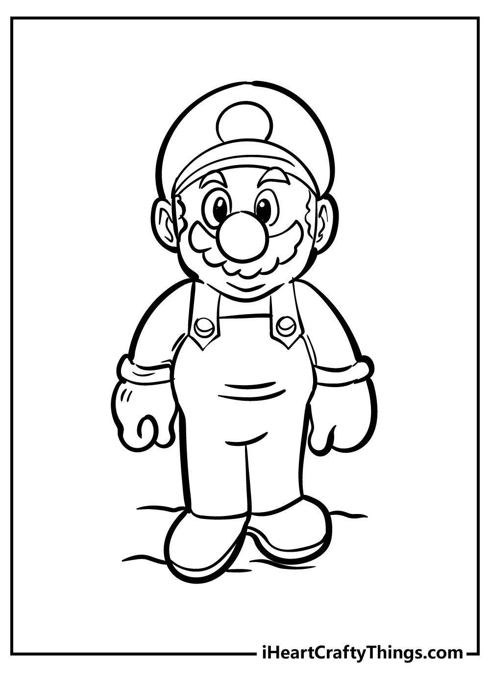 Super mario bros coloring pages free printables
