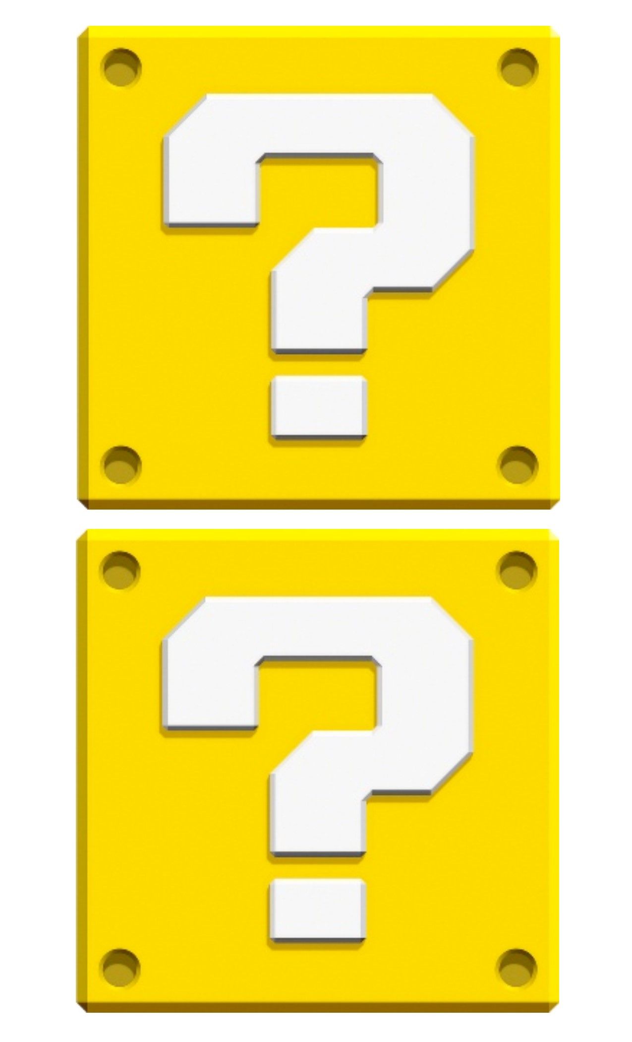 Printable mario question mark template