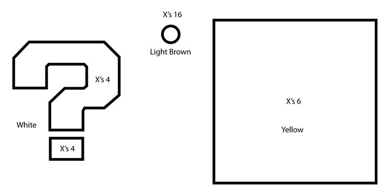 Printable mario question mark template