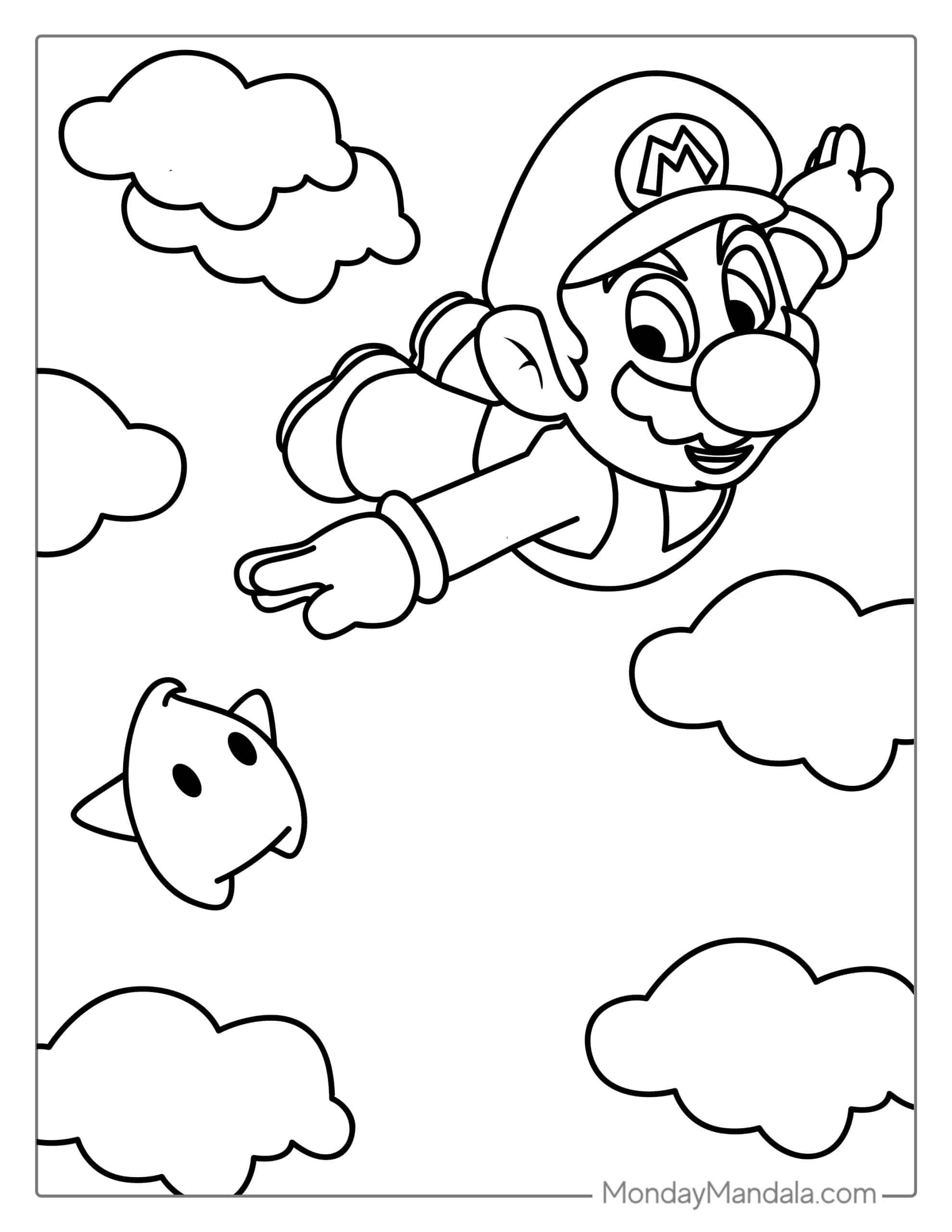 Mario coloring pages free pdf printables mario coloring pages coloring pages coloring book art