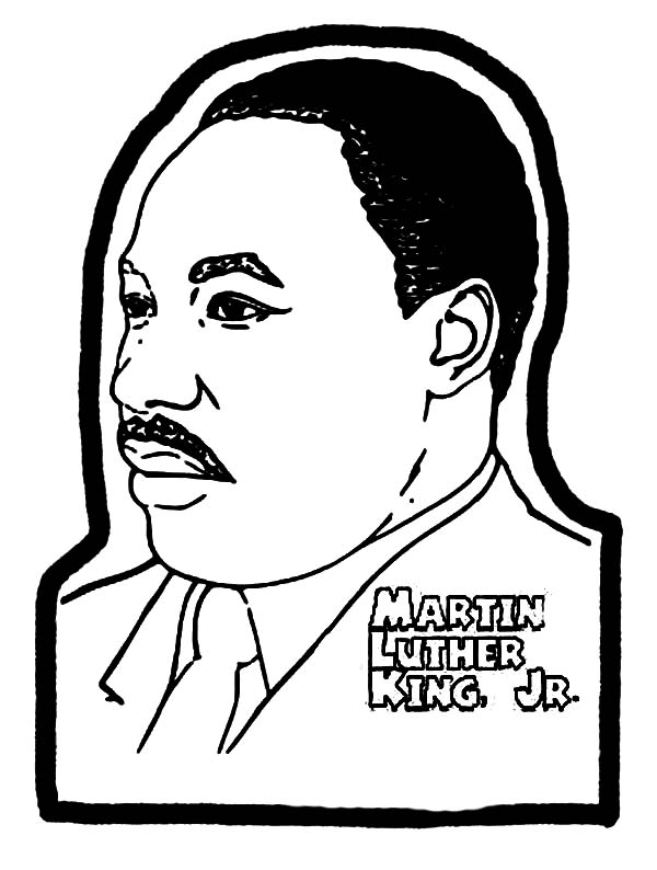 Martin luther king jr coloring pages and worksheets