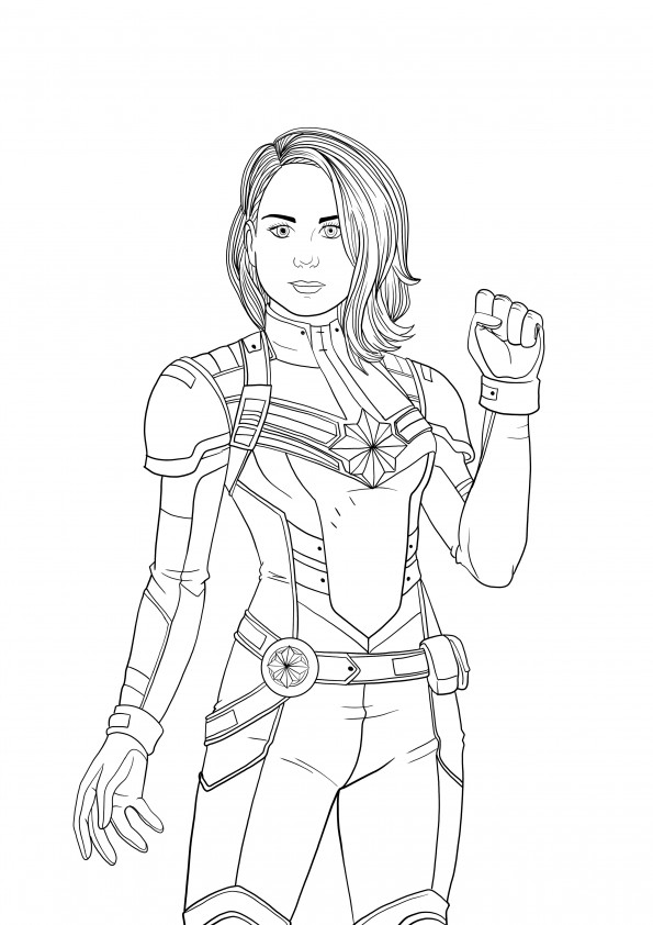 Marvel characters coloring pages