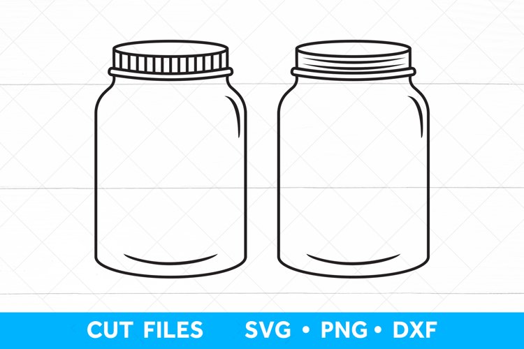 Mason jar svg file mason jar printable