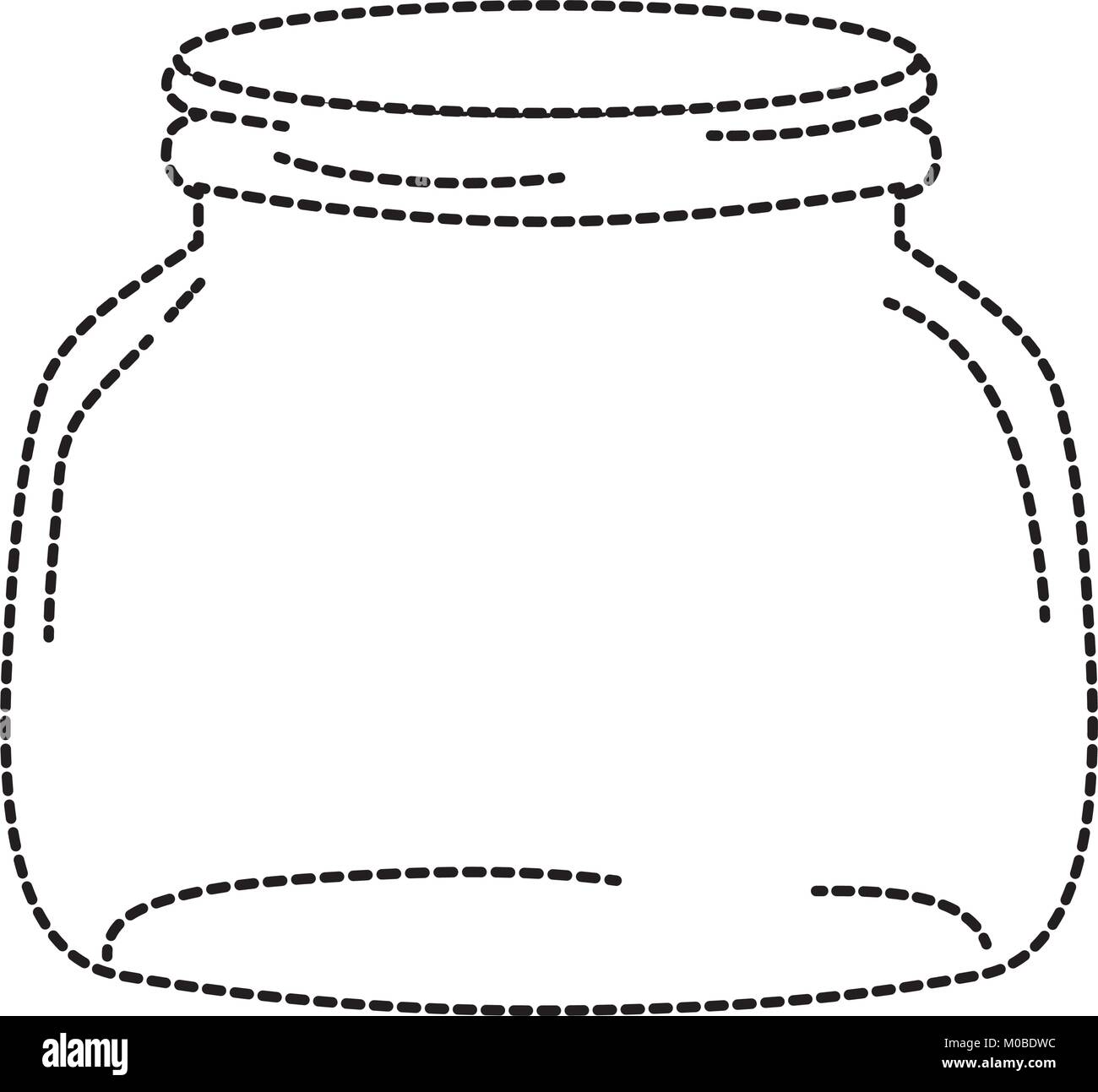 Mason jar decoration black and white stock photos images