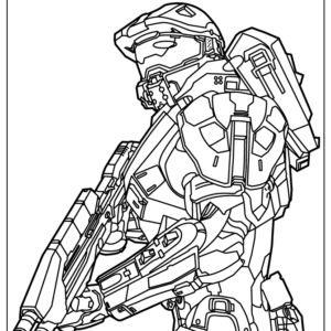 Halo coloring pages printable for free download