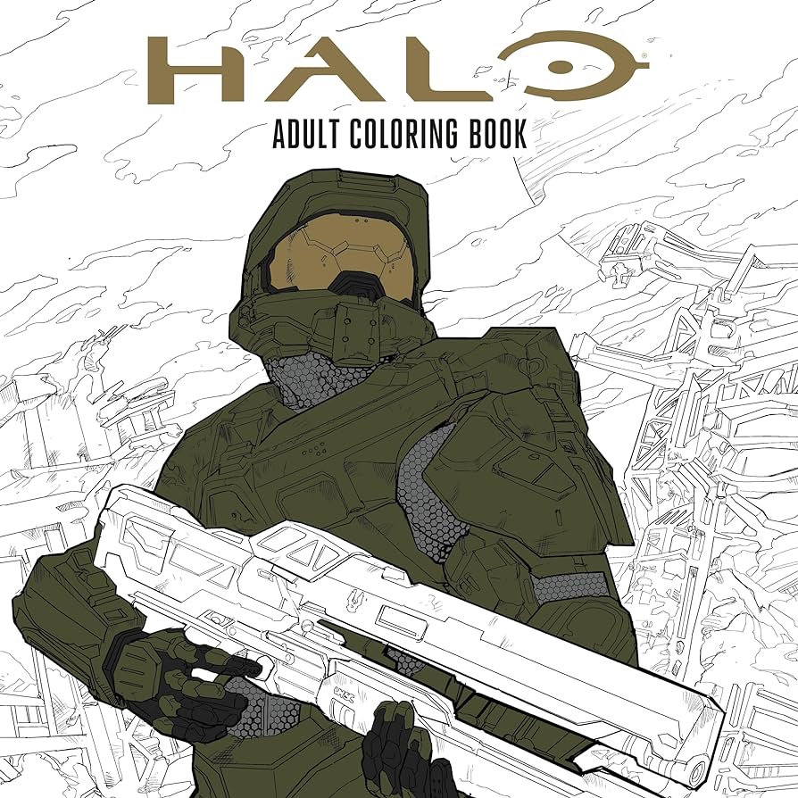 Halo coloring book microsoft books