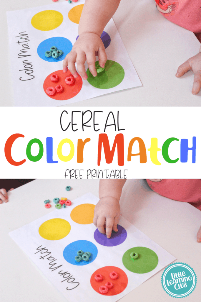 Cereal color match printable