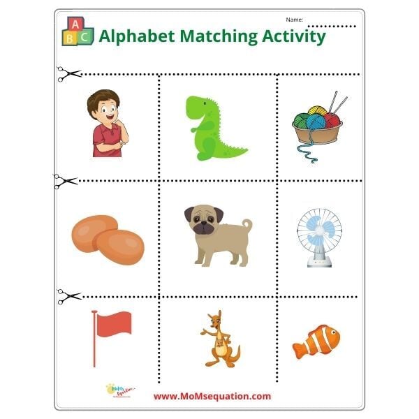 Phonics printable activity off