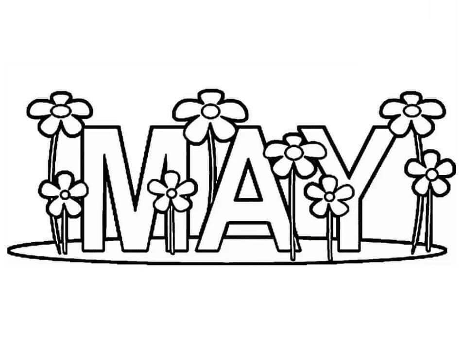 May coloring pages printable for free download