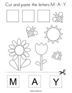 May coloring pages