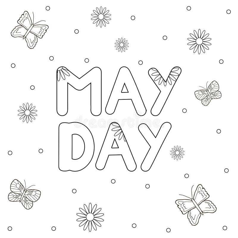 May coloring stock illustrations â may coloring stock illustrations vectors clipart