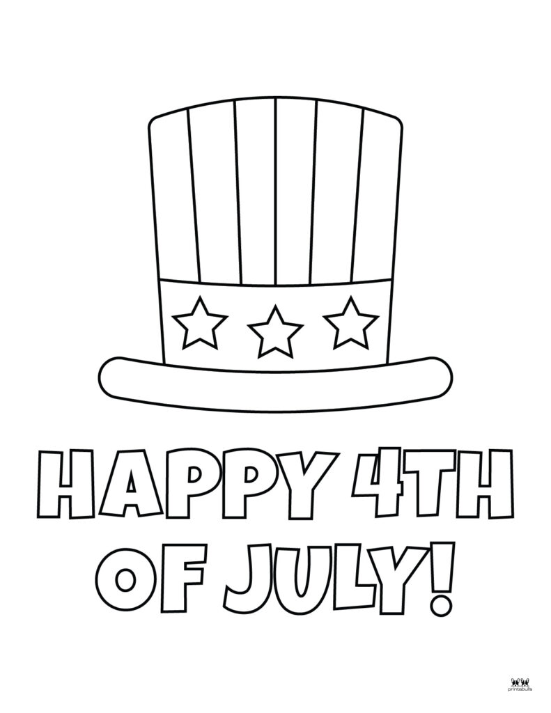 Fourth of july coloring pages