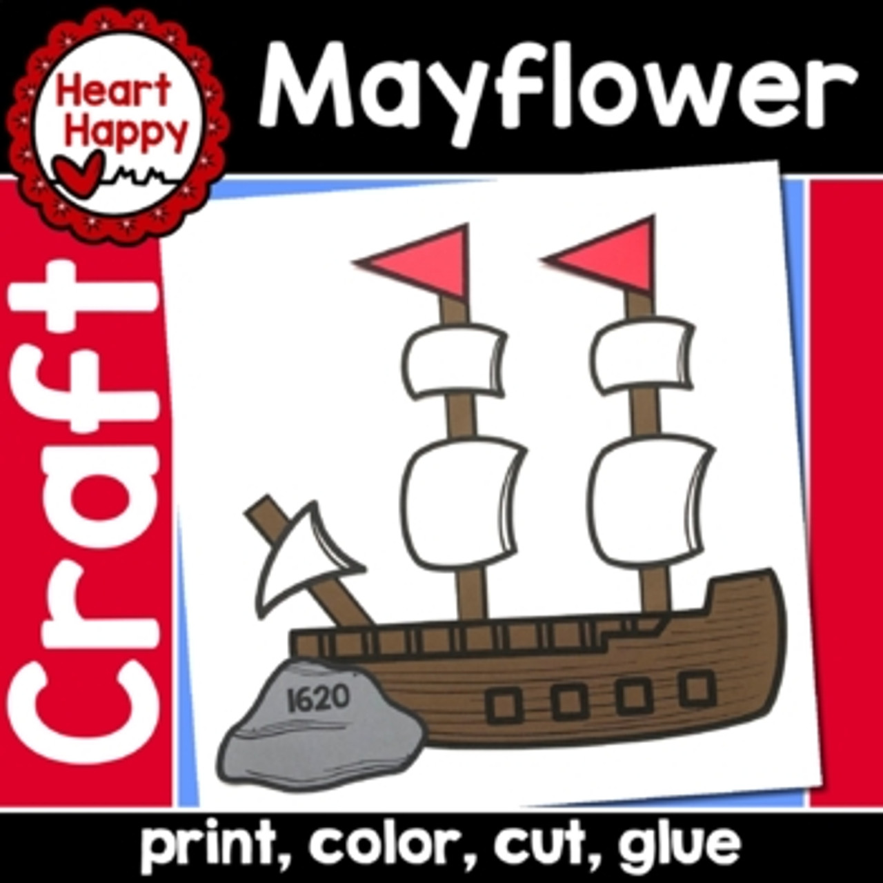 Mayflower craft ship craft thanksgiving craft