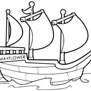 Mayflower coloring pages printable for free download