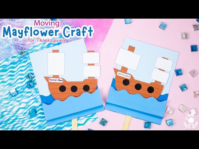 Moving mayflower craft for kids