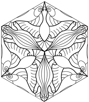 Mc escher tessellation by art projects for kids tpt